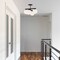 Designers Fountain Crown Heights 18in 4 Light Matte Black Semi Flush Mount D252C-SF-MB - alternate 2